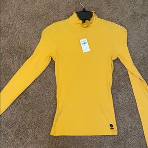 Yellow turtleneck from Hollister